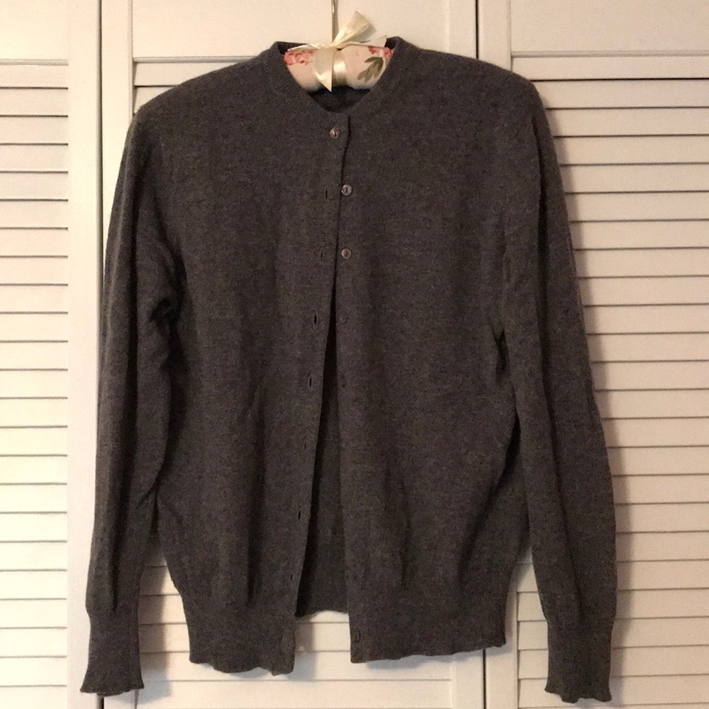 Gray Cashmere Sweater